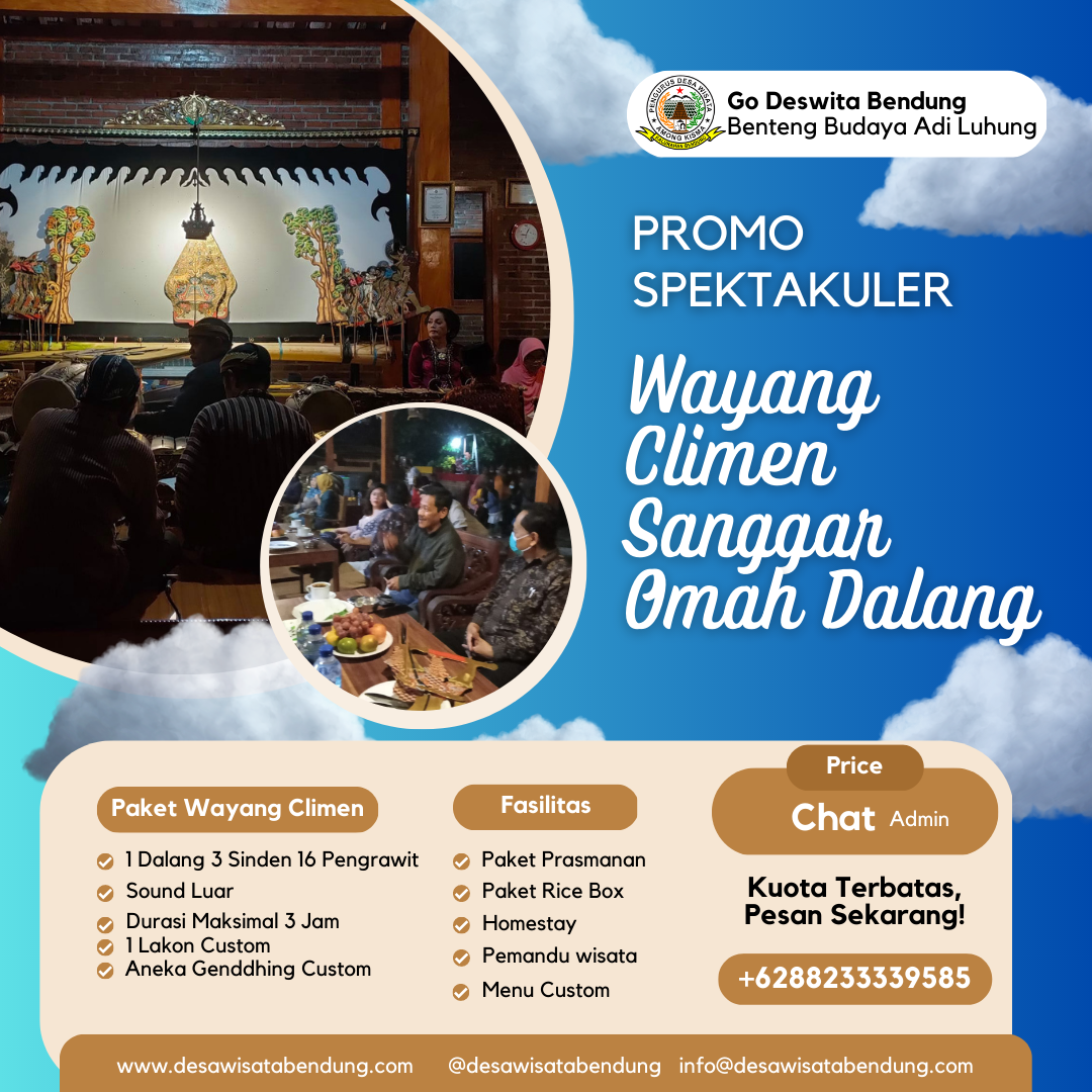 Paket Wisata Wayang Climen Sanggar Omah Dalang Banyukendil